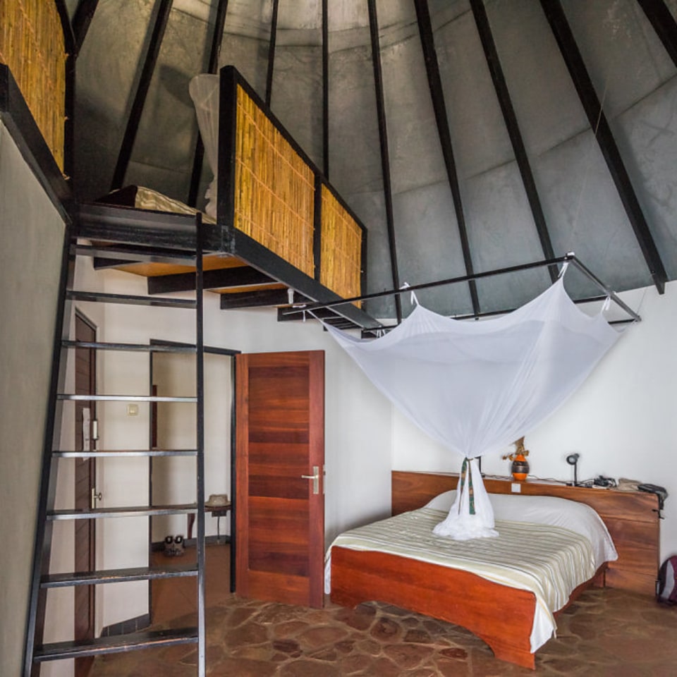 Doppelbett Speke bay Lodge 